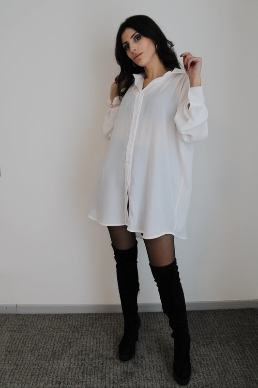 CAMICIA OVERSIZE BIANCA