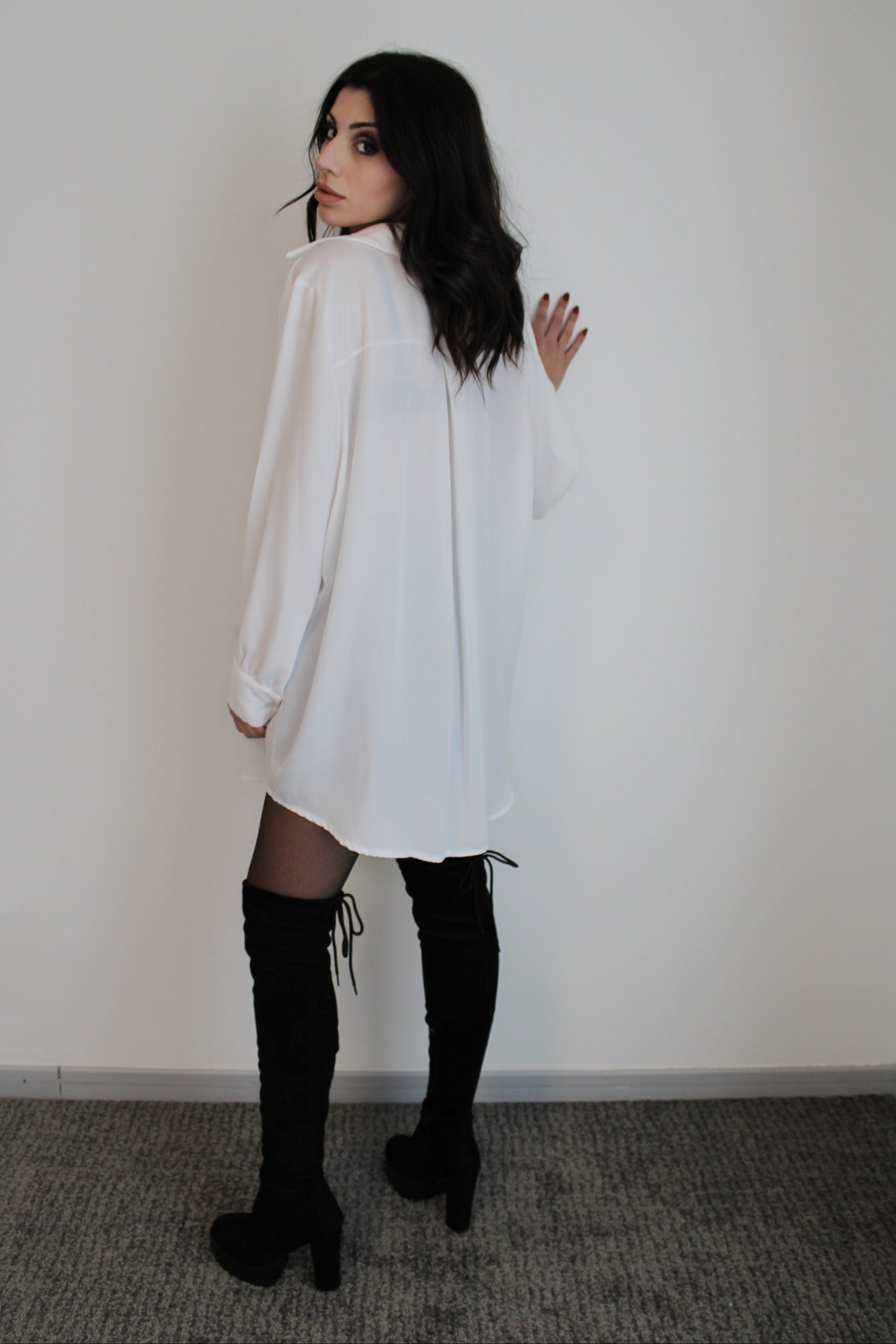 CAMICIA OVERSIZE BIANCA