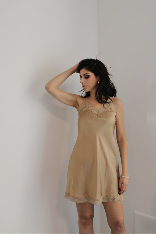 SOTTOVESTE IN SATIN CON PIZZO